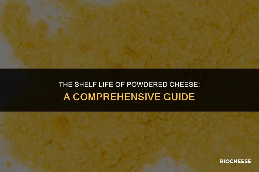how long does powdered cheese last