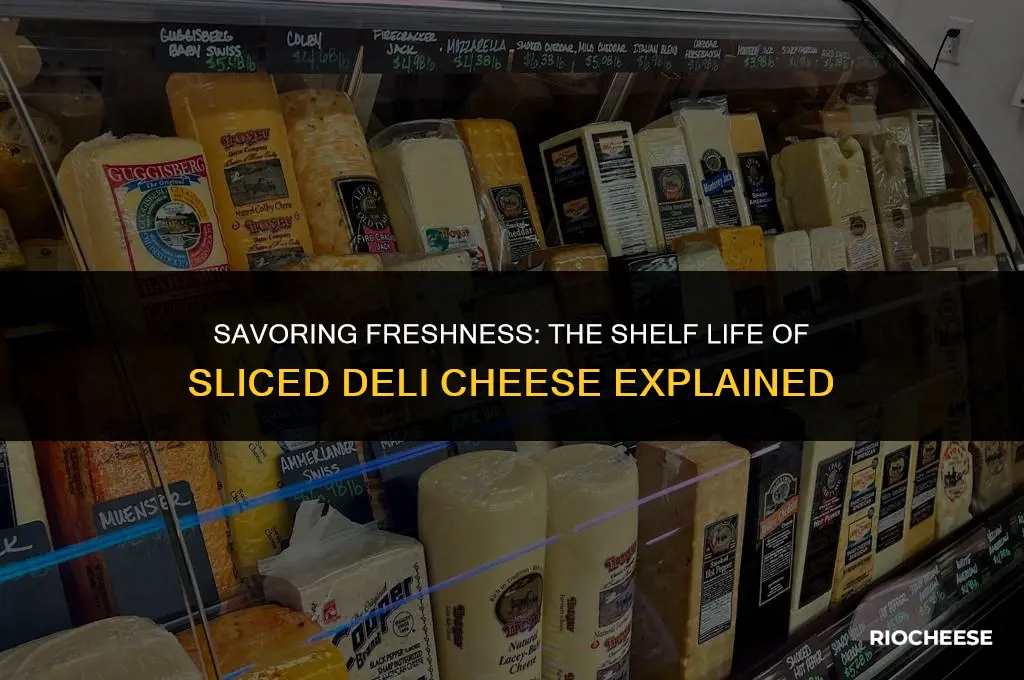 how long does sliced deli cheese last