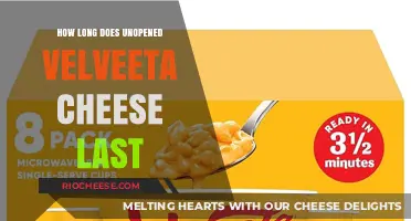 The Shelf Life of Unopened Velveeta Cheese: A Comprehensive Guide