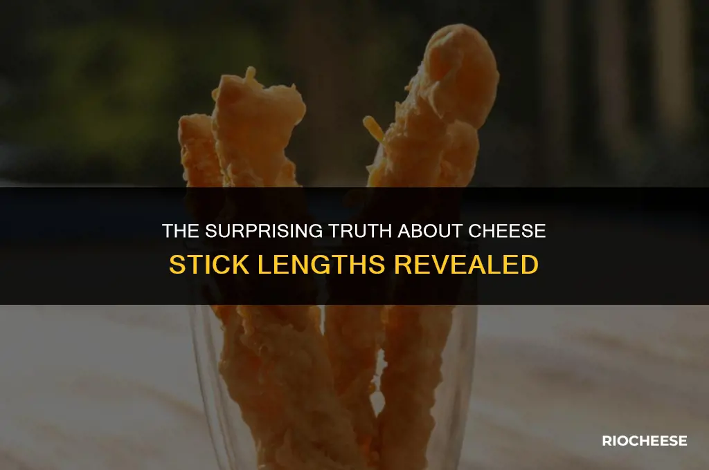 how long is a cheese stick