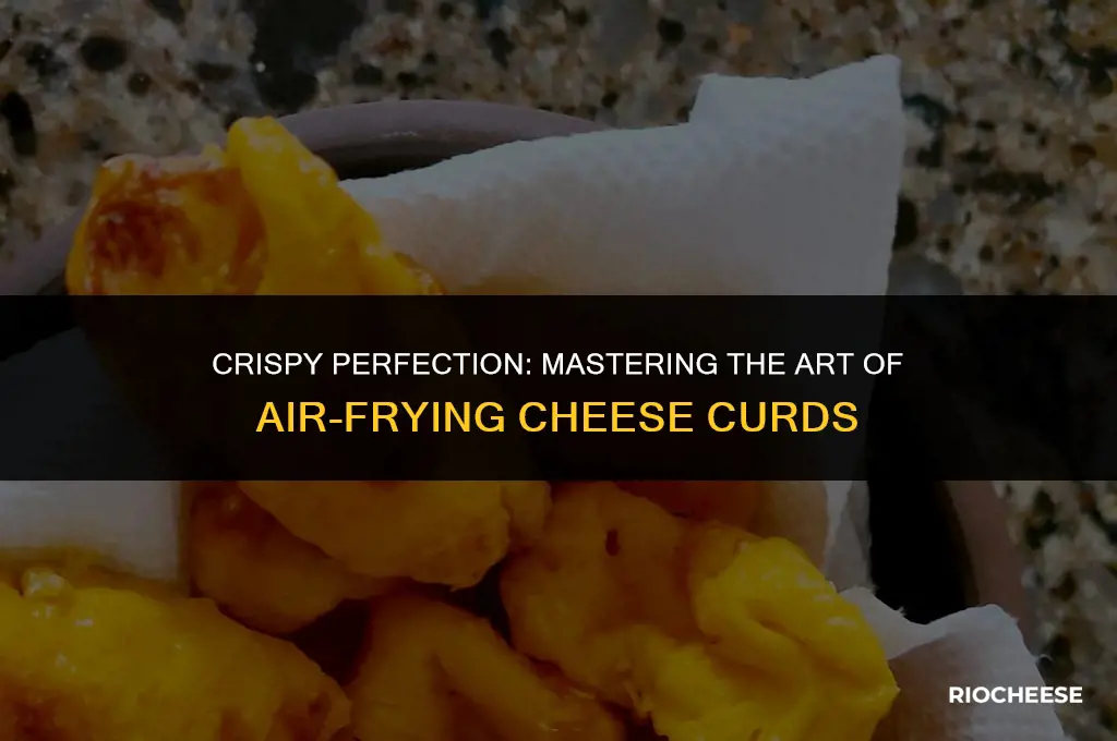 how long to air fry cheese curds