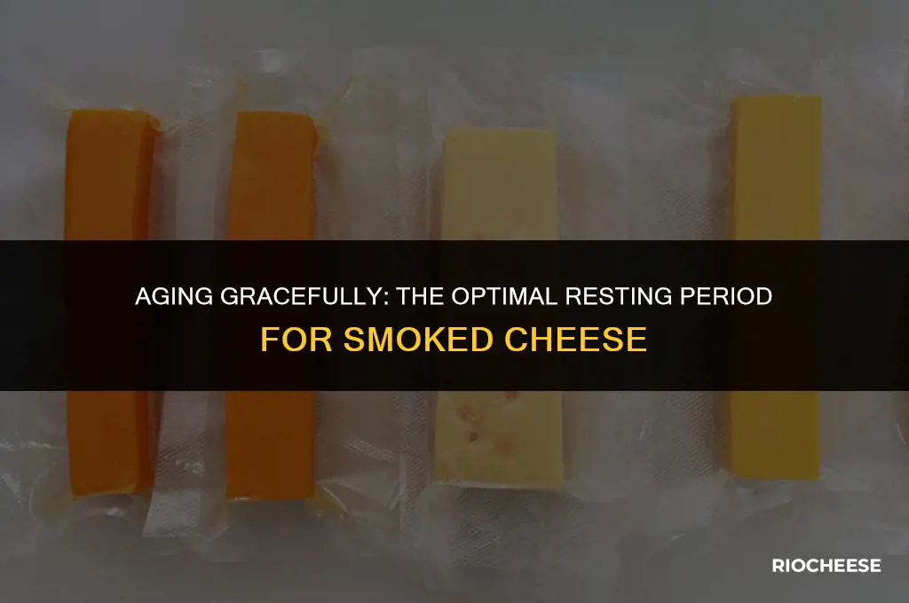 how long to let smoked cheese rest