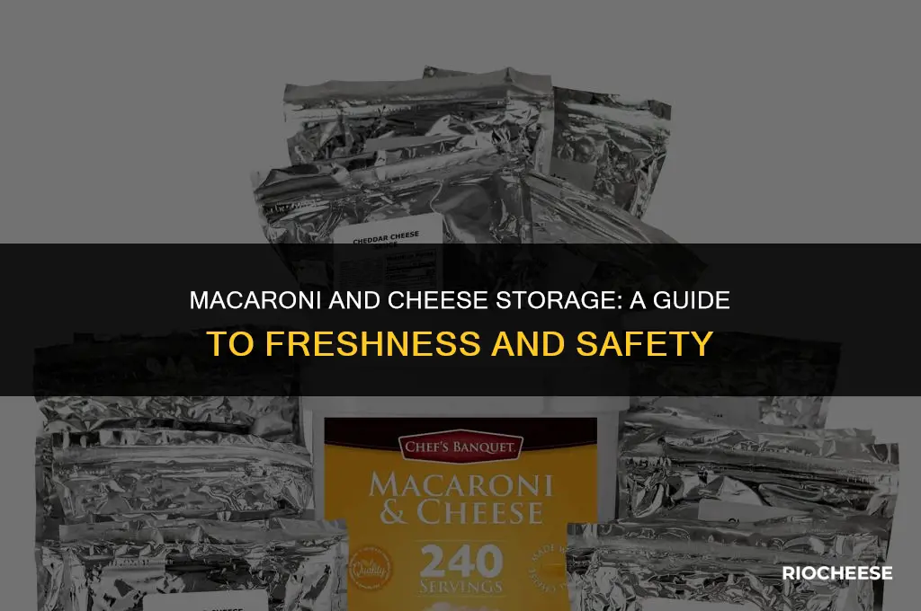 how long will macaroni and cheese keep in the refrigerator