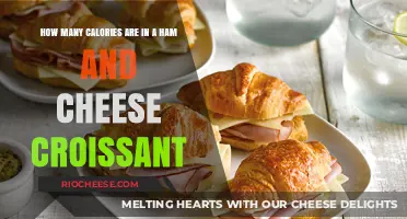 Delicious Ham and Cheese Croissant: A Caloric Delight