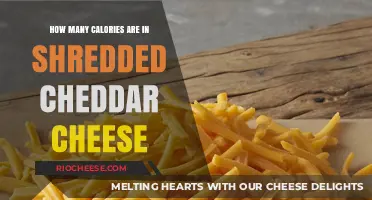 Shredded Cheddar Cheese: Unraveling the Caloric Mystery