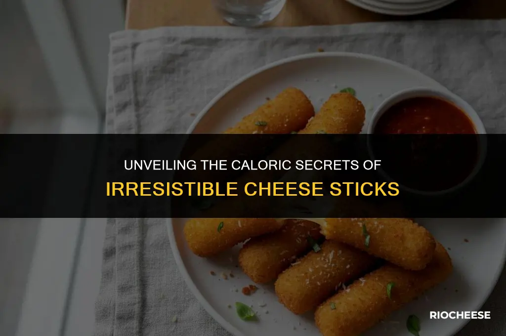 how many calories does cheese sticks have