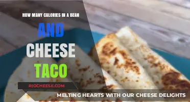 Savoring Flavor: The Caloric Delight of Bean and Cheese Tacos
