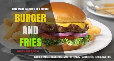 Unveiling the Caloric Secrets of a Classic Cheese Burger and Fries Combo