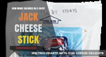 Unveiling the Caloric Mystery of Colby Jack Cheese Sticks