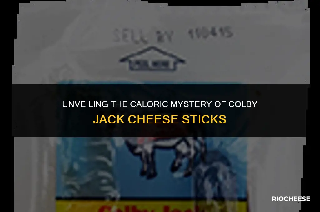 how many calories in a colby jack cheese stick