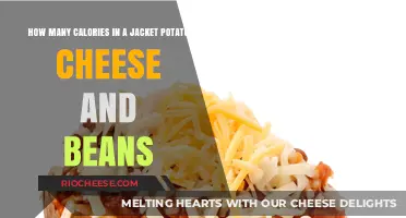 Delicious Jacket Potato with Cheese and Beans: A Caloric Delight