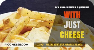 Cheesy Delight: Unveiling the Caloric Secrets of a Classic Quesadilla
