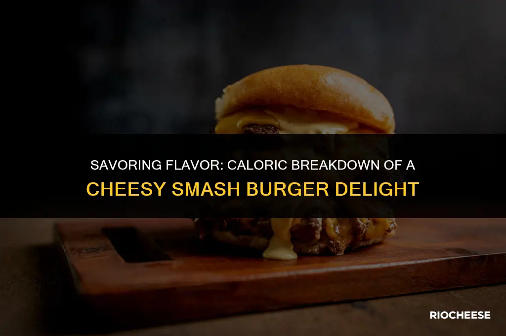 how many calories in a smash burger with cheese