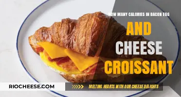 Savoring the Flavor: Calorie Count of a Bacon, Egg, and Cheese Croissant