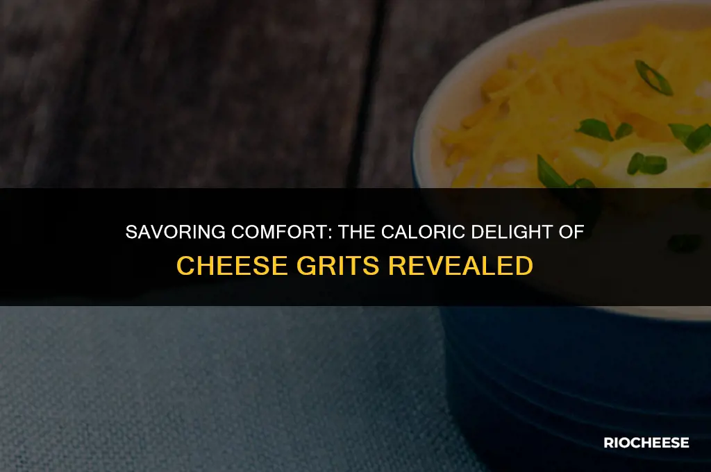how many calories in cheese grits