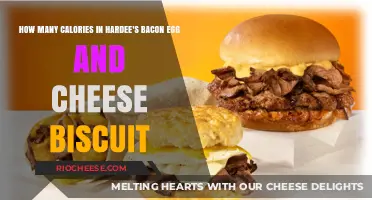 Savoring Breakfast: The Caloric Delight of Hardee's Bacon, Egg, and Cheese Biscuit