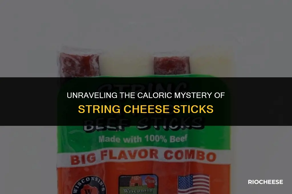 how many calories is in a string cheese stick