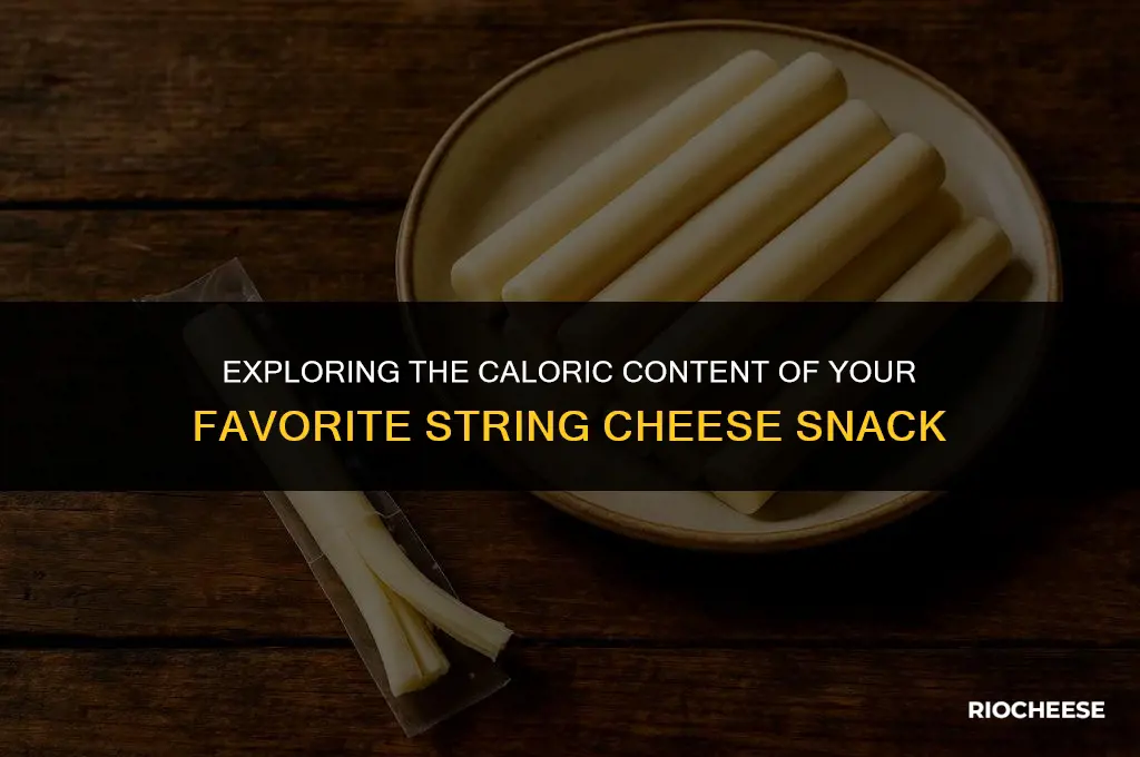 how many calories string cheese