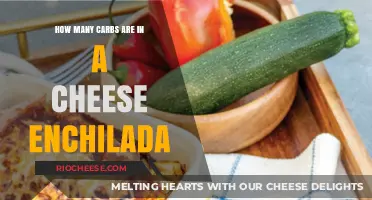 Unveiling the Carb Count in Your Favorite Cheese Enchilada