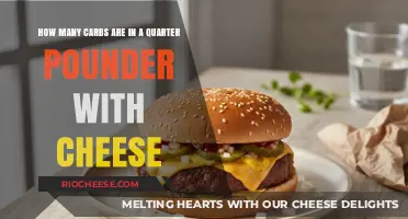 Unveiling the Carb Count: A Quarter Pounder with Cheese Breakdown