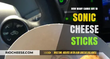 Sonic Cheese Sticks: A Tempting Treat with a Carb Count Twist