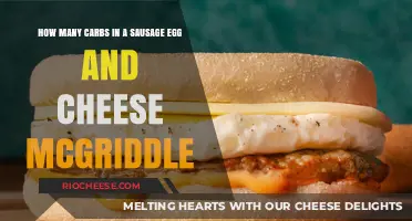 Savoring the Flavor: Carbs in a Sausage, Egg, and Cheese McGriddle