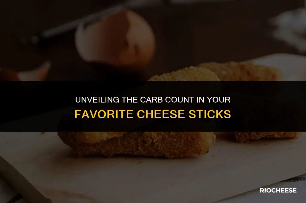 how many carbs in cheese sticks