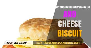 Savoring Breakfast: Carbs Count in McDonald's Bacon, Egg & Cheese Biscuit