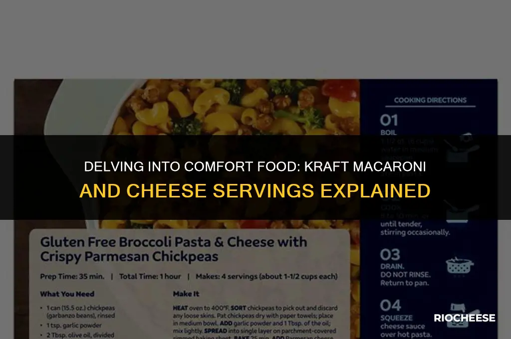 how many servings are in kraft macaroni and cheese