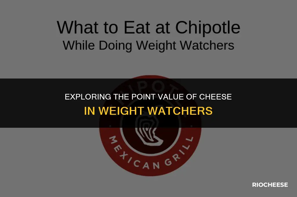 how many weight watchers points in cheese