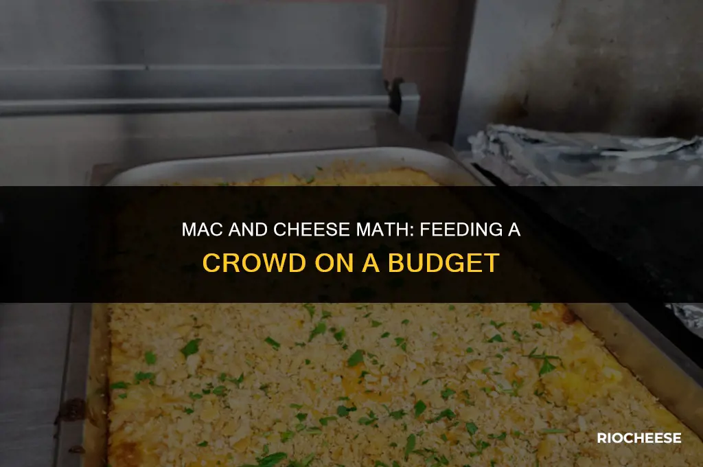 how much does a pound of mac and cheese feed