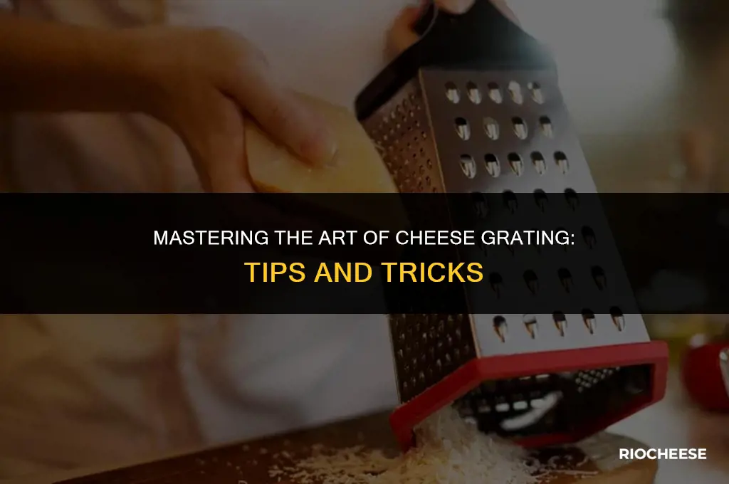 how to best grate cheese