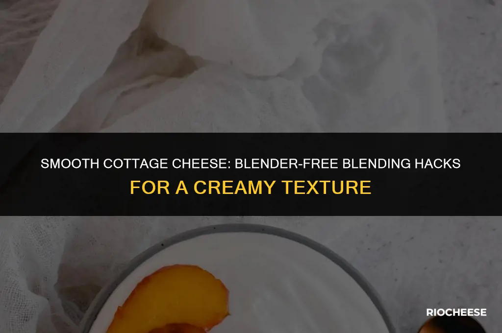how to blend cottage cheese without a blender