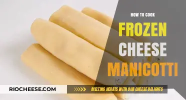 Delicious Frozen Cheese Manicotti: A Simple Cooking Guide