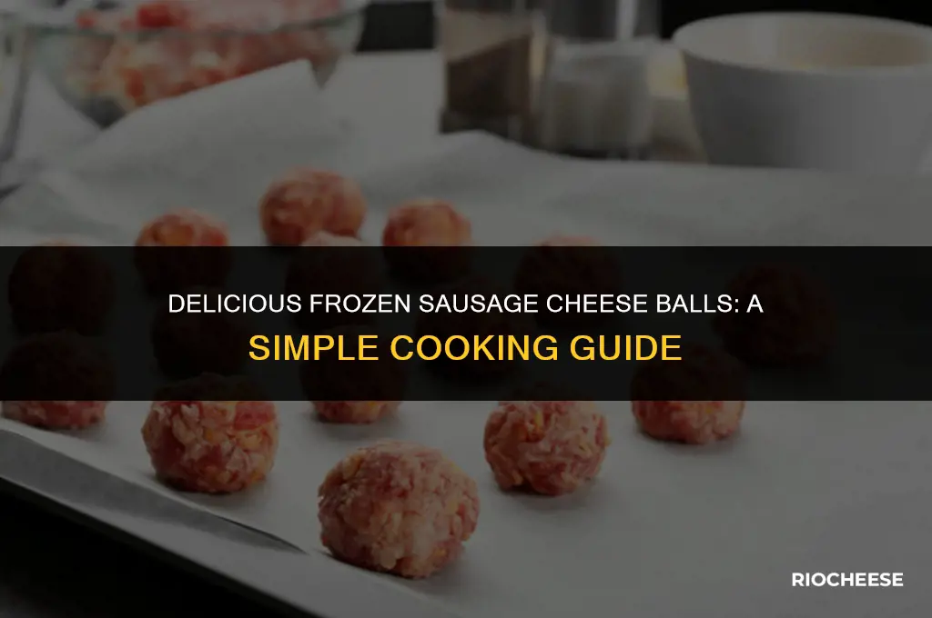how to cook frozen sausage cheese balls