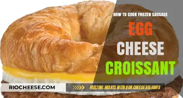 Savor the Flavor: Frozen Sausage, Egg, and Cheese Croissant Delight