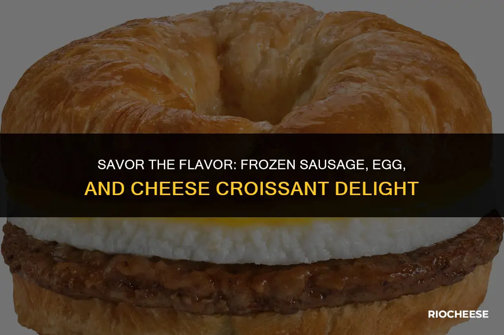 how to cook frozen sausage egg cheese croissant