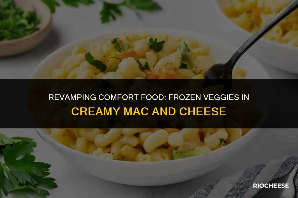 how to cook frozen veggies in macaroni and cheese