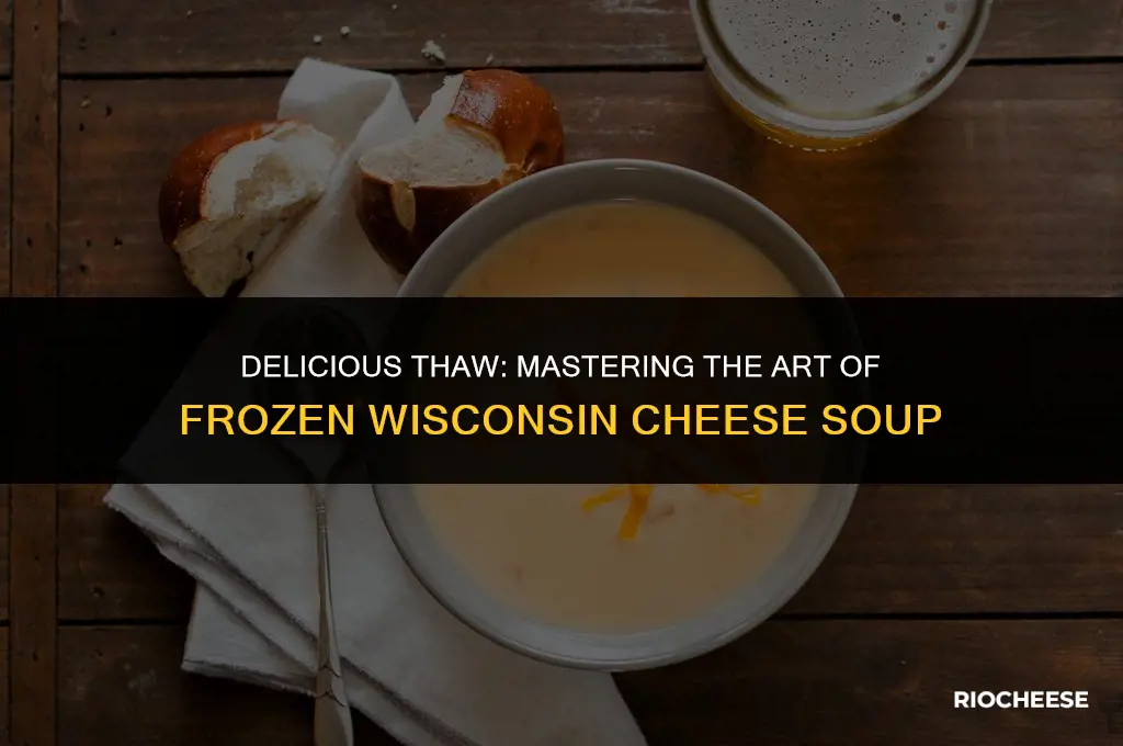 how to cook frozen wisconsin cheese soup