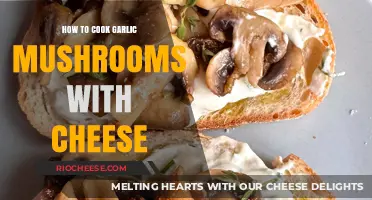 Savor the Flavor: Garlic Mushrooms with Melty Cheese Delight