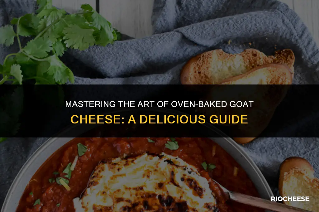 how to cook goats cheese in oven