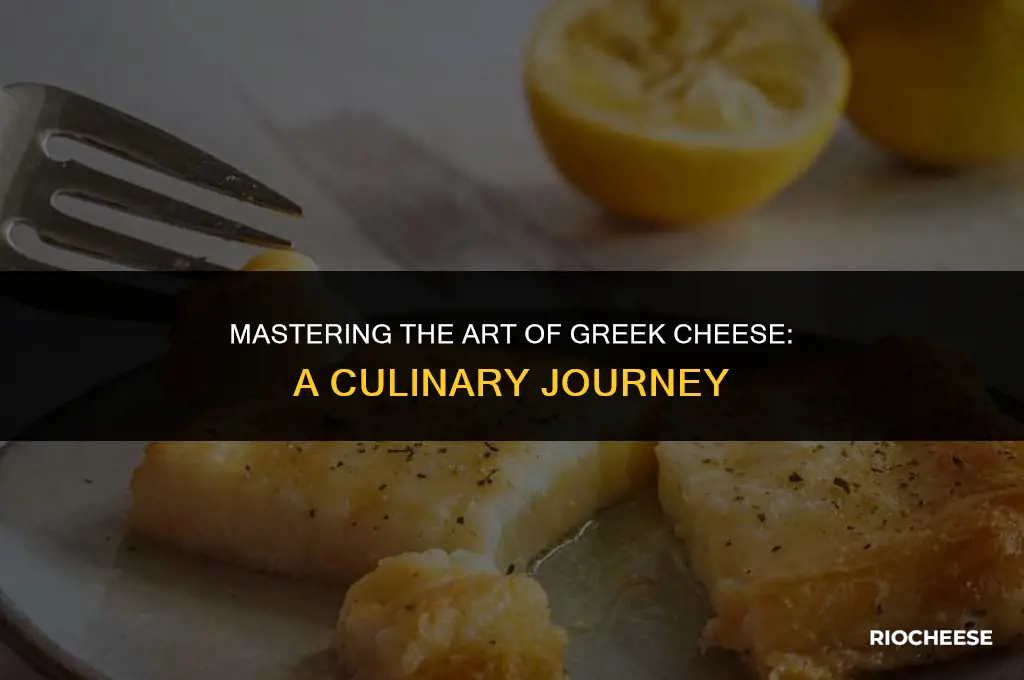 how to cook greek cheese