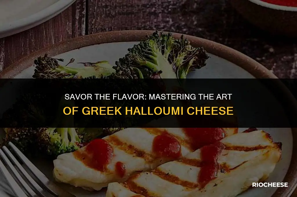 how to cook greek halloumi cheese