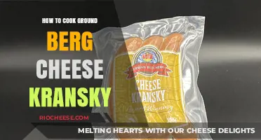 Mastering the Art of Cooking Ground Berg Cheese Kransky