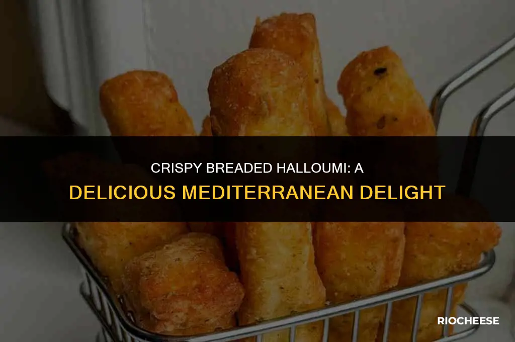 how to cook halloumi cheese in breadcrumbs