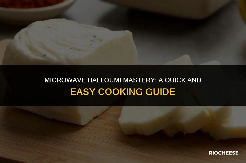 how to cook halloumi cheese in microwave