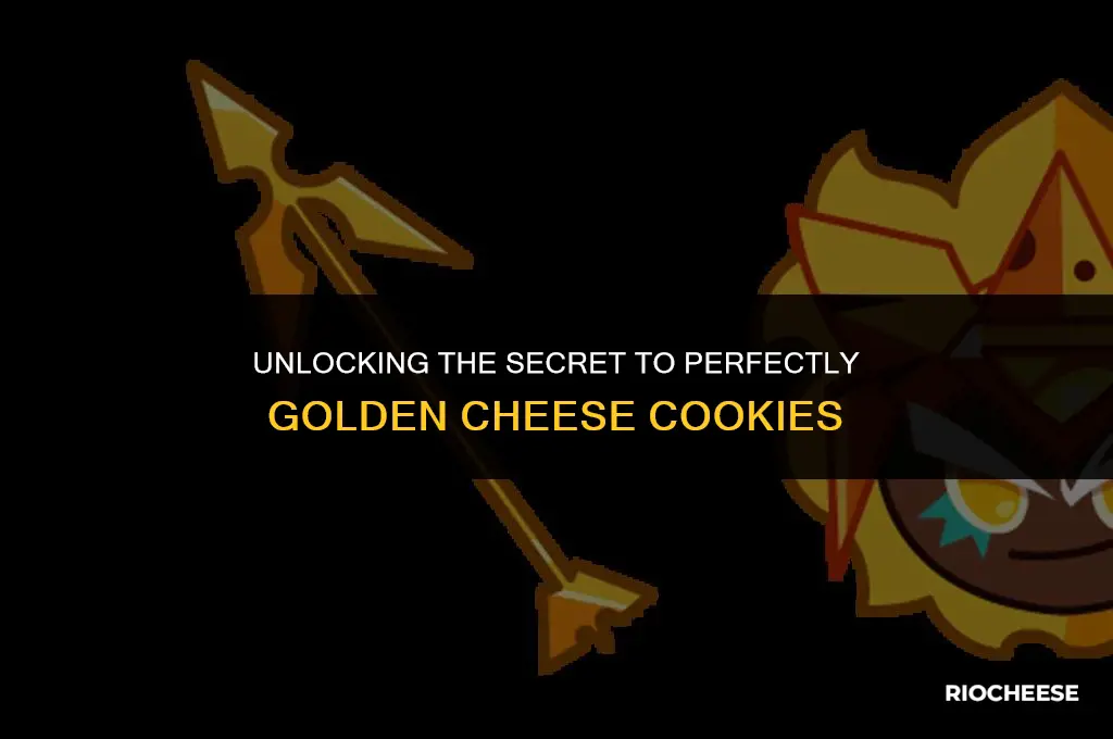 how to get golden cheese cookie