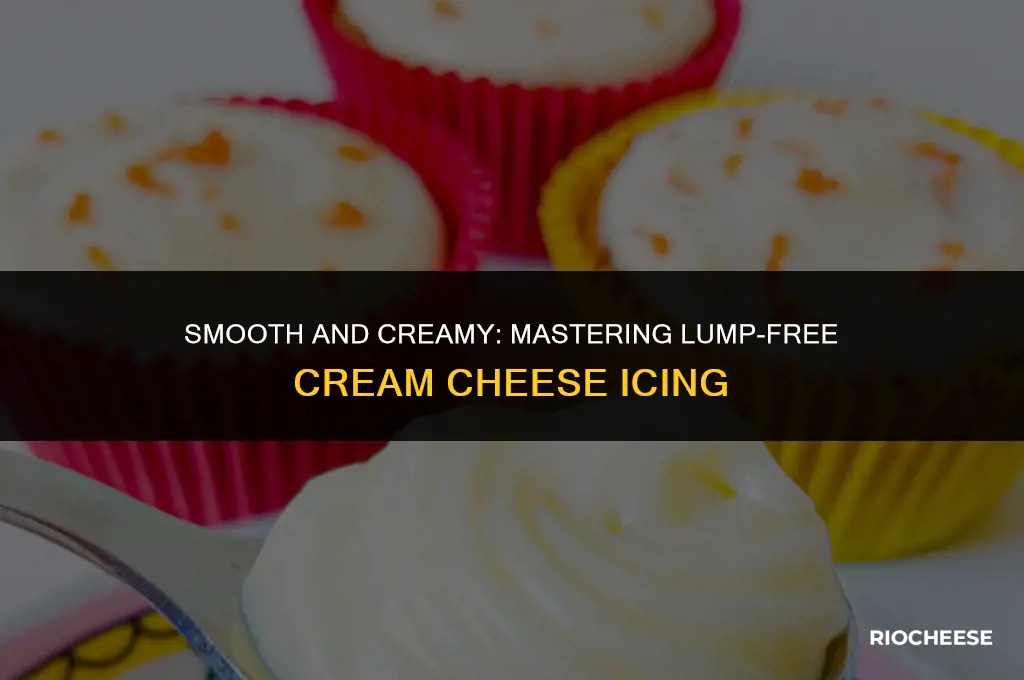 how to get lumps out of cream cheese icing