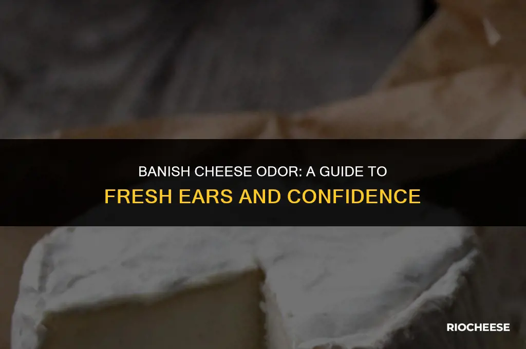 how to get rid of cheese smell behind ears