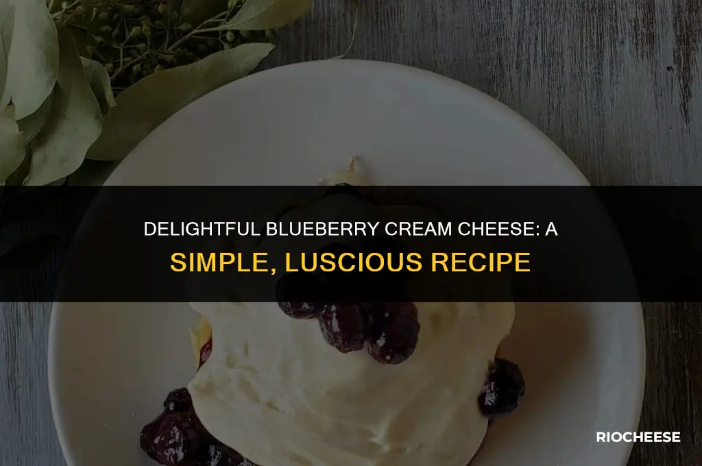 how to make blueberry cream cheese